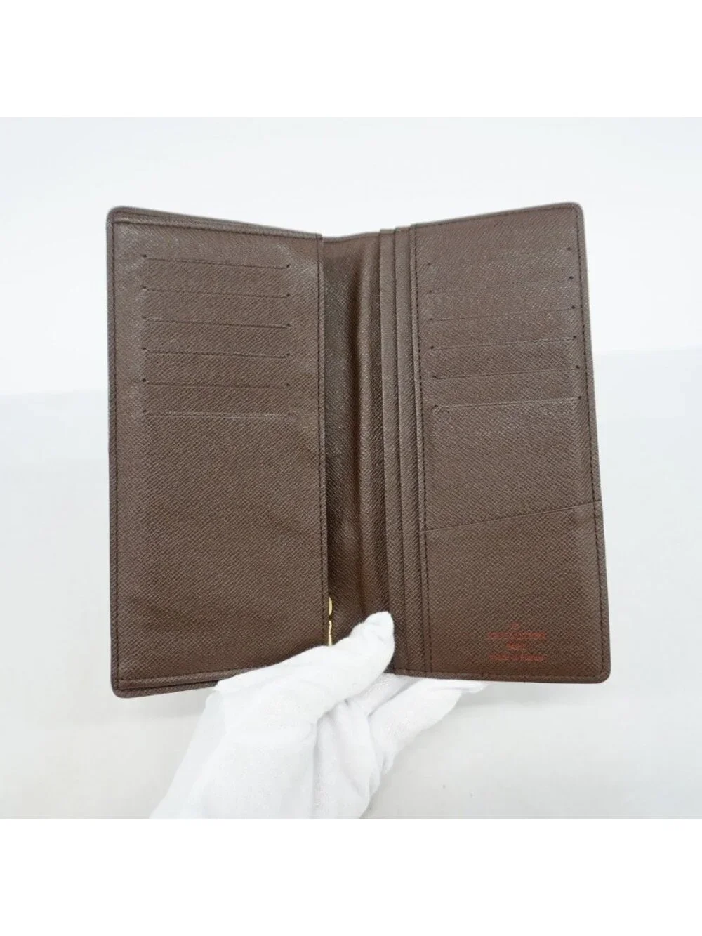 Louis Vuitton Wallet Damier Portefeuille Brazza Ebene